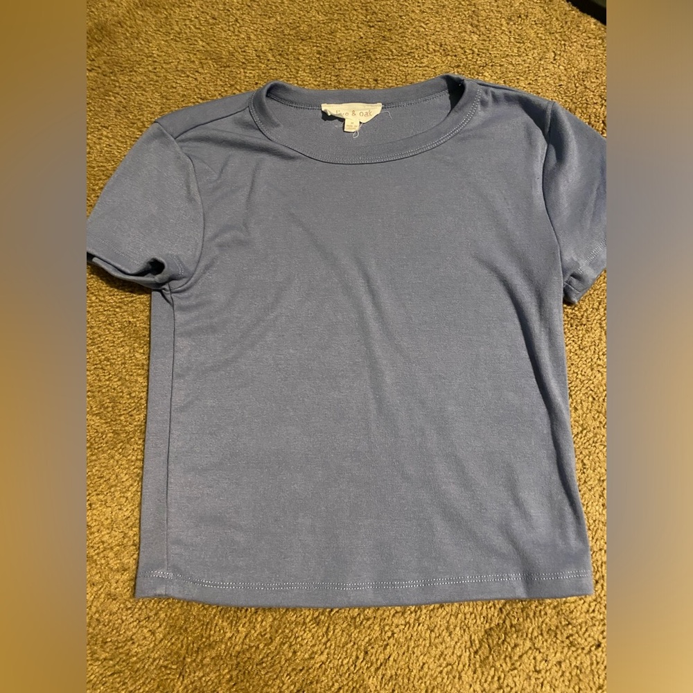 Olive and Oak baby tee crop top
